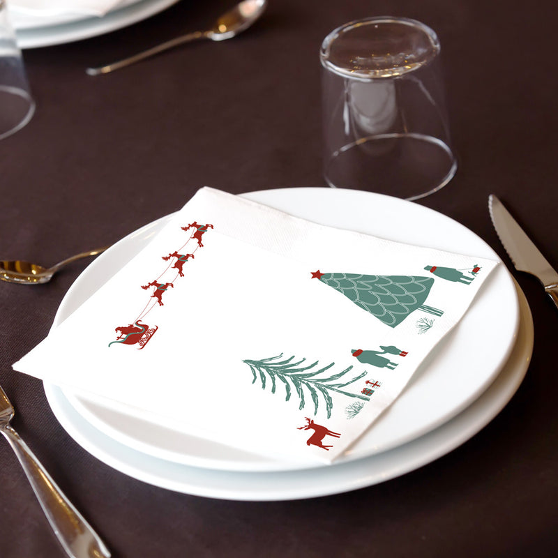 33cm Christmas Napkin